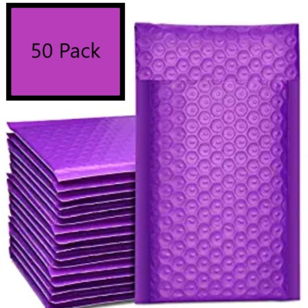 purple Bubble 4x8 Mailer 50 ct